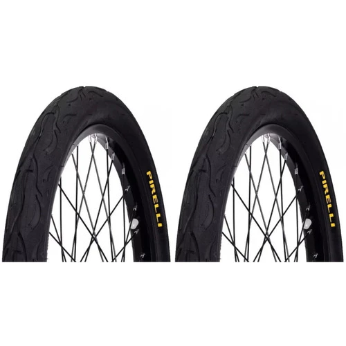 2 Pneu Aro 20x2.125 Balão Pirelli Tornado Flame Bicicleta Bike Bmx Cross