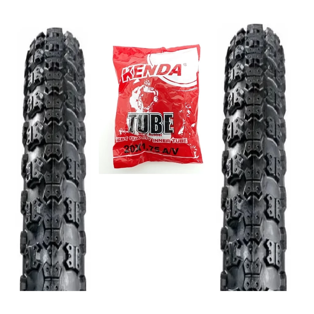 2 Pneu Bike Aro 20 X 1.75 Kenda Borboleta Cross