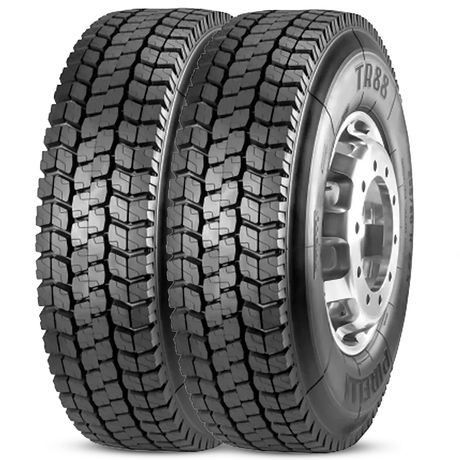 2 Pneu Pirelli Aro 225 275/80r22.5 Tl 149/146m Ms 16pr Tr88