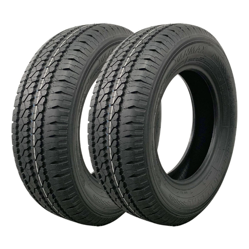 2 Pneus 205/70 Aro 15c Compasal Vanmax Novo Garantia 106/104 R