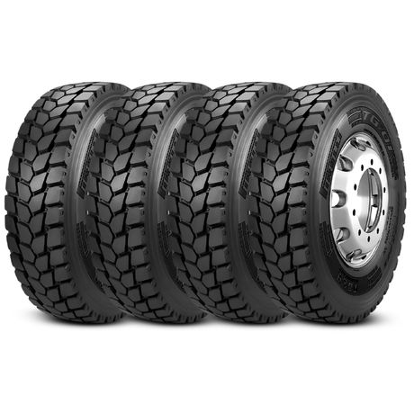 4 Pneu Pirelli 11.00r22 151/148k Tt Tg01 Borrachudo Misto