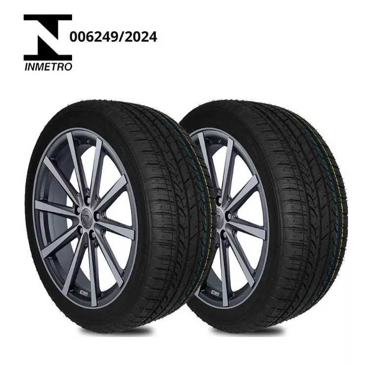 Jogo 2 Pneu 215/45R17 Remold Pneu Aro 17 Linha Premium com Garantia e selo do INMETRO