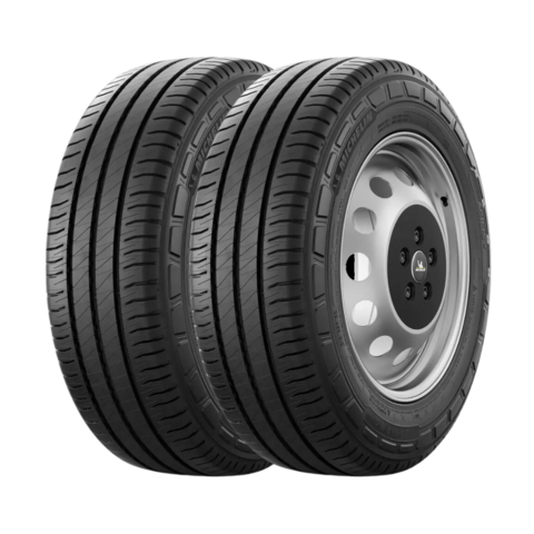 Jogo 2 pneus michelin aro 16 agilis 3 225/75 r16c 118/116r t