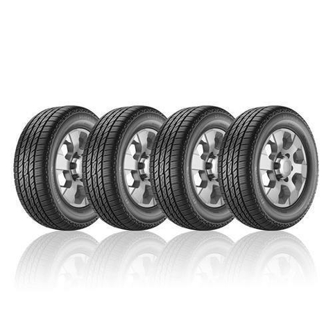 JOGO 4 PNEUS CONTINENTAL ARO 15 CONTIPOWERCONTACT 2 195/65R15 91H