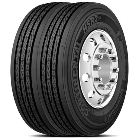 Kit 2 Pneu Continental 295/80r22.5 152/148m Conti Hybrid Hs3