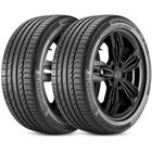 Kit 2 Pneu Continental Aro 15 195/60r15 88H Powercontact2