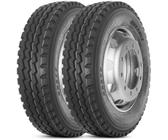 Kit 2 Pneu Durable Aro 22.5 275/80r22.5 149/146M 16PR TL DR877 Liso Misto