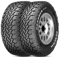 Kit 2 Pneu General 265/70r17 115t Tl Fr Grabber A/tx Rwl