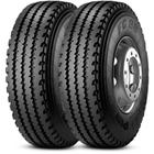 Kit 2 Pneu Pirelli 275/80r22.5 149l Tl Tg88 Borrachudo Misto