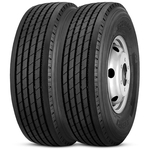 Kit 2 Pneu Xbri Aro 17.5 215/75r17.5 135/133J 16PR Ecoway Liso Rodoviário