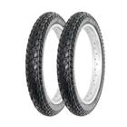 Kit 2 Pneus 110/90-17 80/100-21 Dalama Trilha Enduro Cinborg