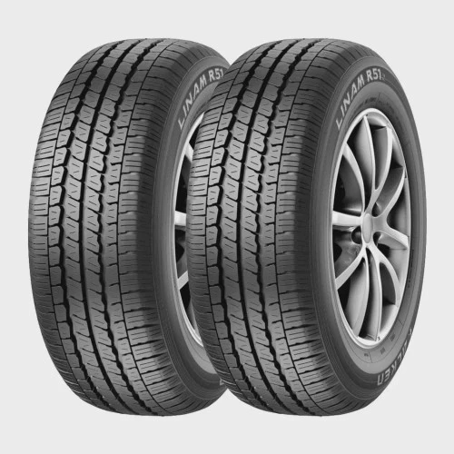 Kit 2 Pneus 195 R14c Falken Dunlop 8pr R51 106p