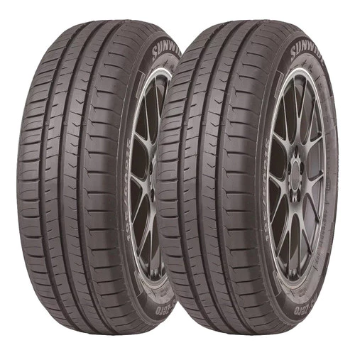 Kit 2 Pneus Novos Aro 15 185/65 R15 88H Marca Sunset