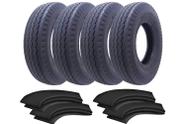 Kit 4 Pneu 750-16 116/114l 10 Lonas At52 Anteo 4 Câmaras TR15