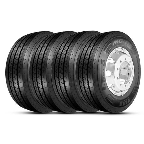 Kit 4 Pneu Pirelli 215/75r17.5 126/124m 16pr Mc01 Liso