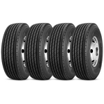 Kit 4 Pneu Xbri Aro 17.5 215/75r17.5 135/133J 16PR Ecoway Liso Rodoviário