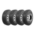 Kit 4 Pneus 275/80r22.5 149/146k 16pr Mix Works F2 Xbri