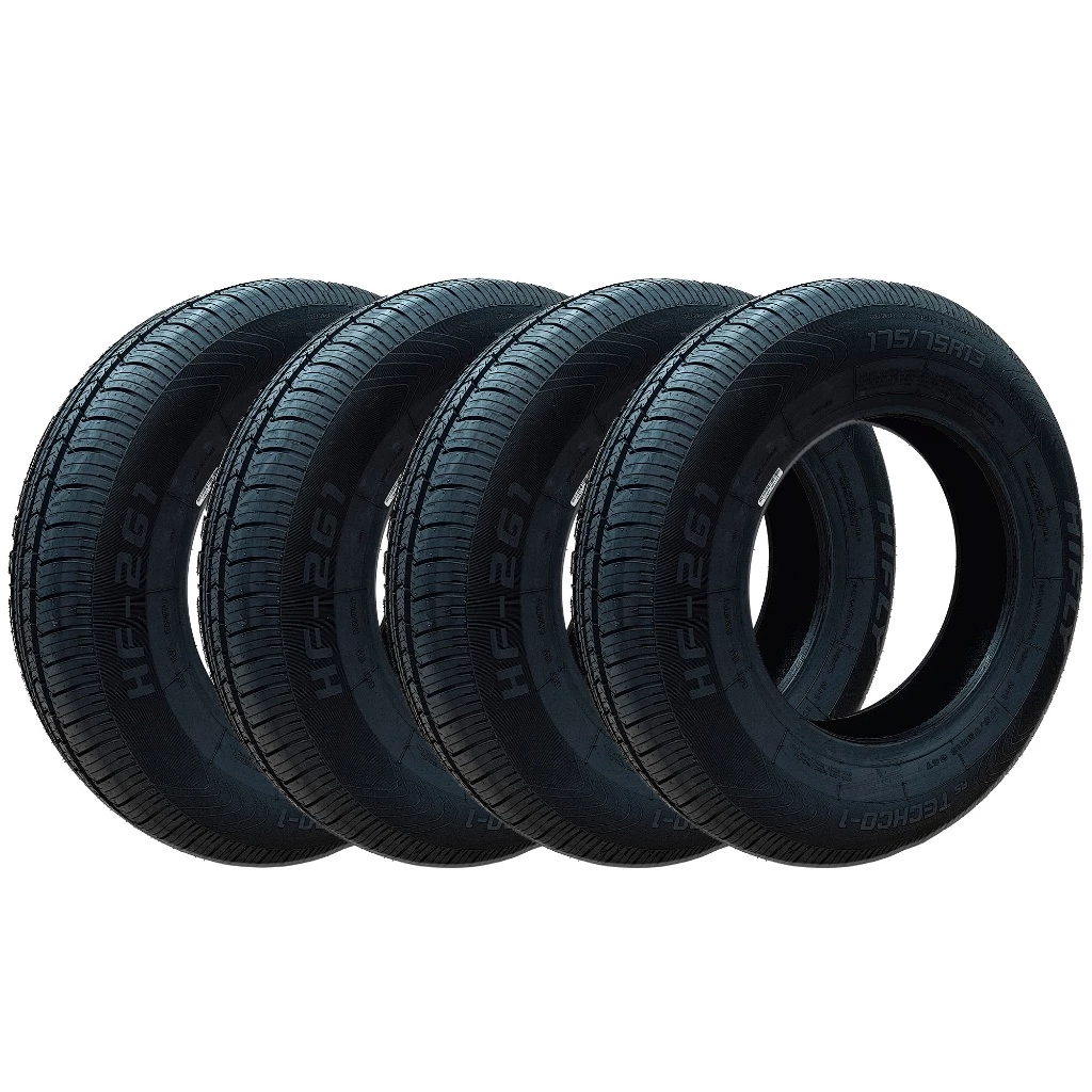 Kit 4 Pneus Novos Aro 13 Hifly 175/75R13 HF 4 Bicos