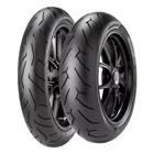 Kit Com 2 Pneus Pirelli 140/70r17 66h 110/70r17 54h Diablo Rosso 2 Preto