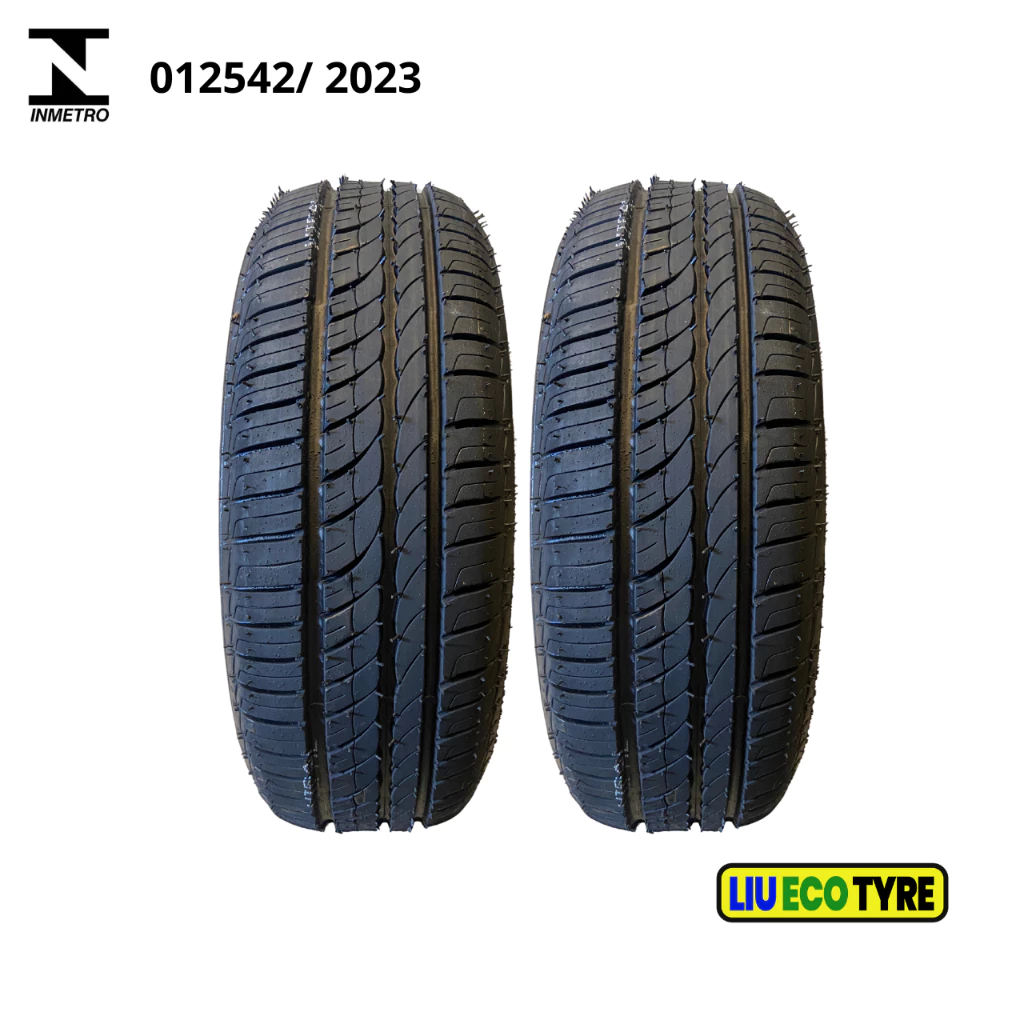 KIT COM 2 PNEUS REMOLD 175/65 R14 COM GARANTIA e selo Inmetro