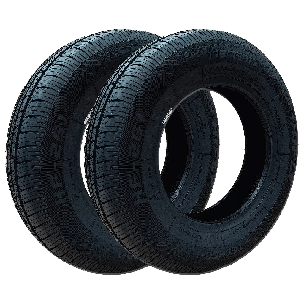 Kit Par Pneu Aro 13 Hifly Novos 175/75R13 HF261