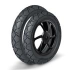 Par de Pneu 90/90-19 52P 110/90-17 60P Bros Nxr Xtz VIPAL TR400 2 camaras shiver 17