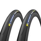 Par de Pneu Bicicleta 700X28 Power Road Competition Tubeless Kevlar