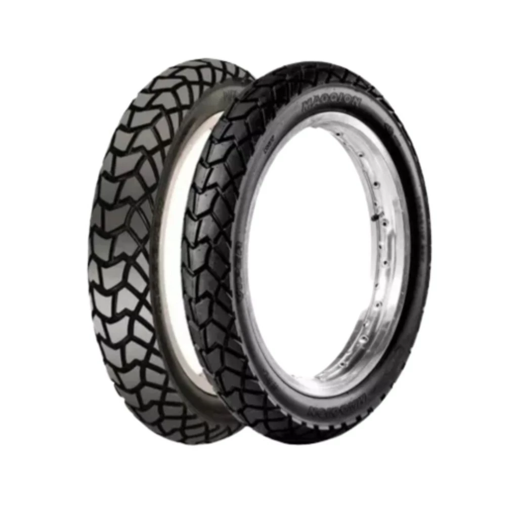 Par de Pneu Para Moto Trail Viper 120/90-17 Traseiro e 90/90-19 Dianteiro Maggion Para Uso Com Câmara