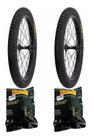 Par De Pneu Pirelli Scorpion Bmx Aro 20 X 2.125 Par Câmara Cor Preto