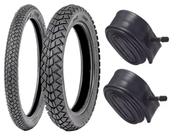 Par de Pneu XRE 300 Tornado Vipal TR300 120/80-18 62s 90/90-21 54s Camaras 18 e 21 shiver