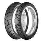 Par de Pneus 130/80-17 e 90/90-19 Para Bros Cb Nxr Crosser Parrudo