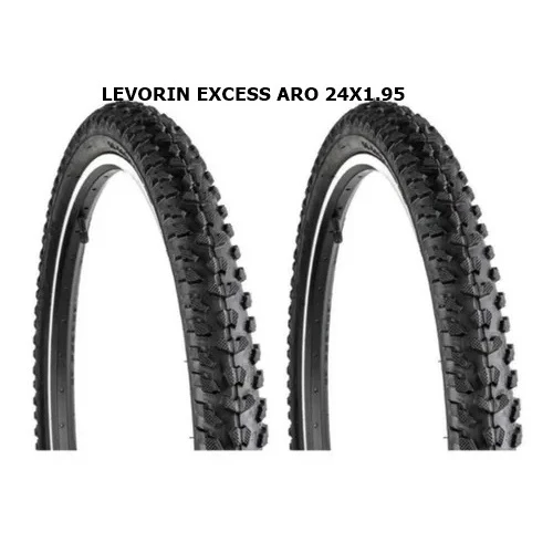 Par De Pneus 24x1.95 Levorin Excess Bicicleta Bike Aro 24