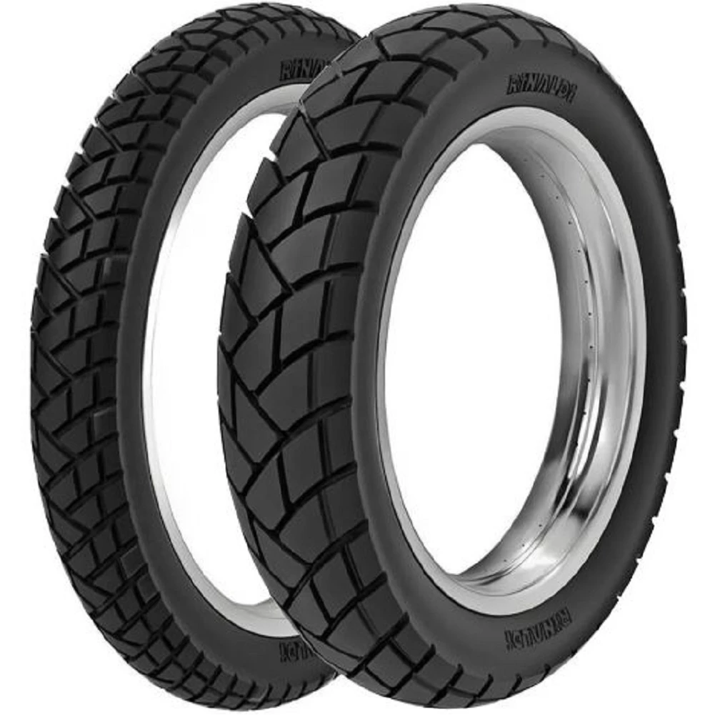 Par De Pneus Bros 160 Crosser 150 Xre 190 Traseiro 120/90-17 E Dianteiro 90/90-19 R34 RINALDI