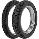 Par De Pneus Falcon Nx400 Xt600 Sahara 350 Traseiro 120/90-17 E Dianteiro 80/90-21 R34 RINALDI