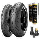 Par Pneu 150/60-17 E 110/70-17 Stroker e Sport R Cb300 Z400 Ktm Duke