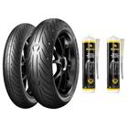 Par Pneu 170/60r17 120/70r19 Karoo 4 Metzeler Selantes