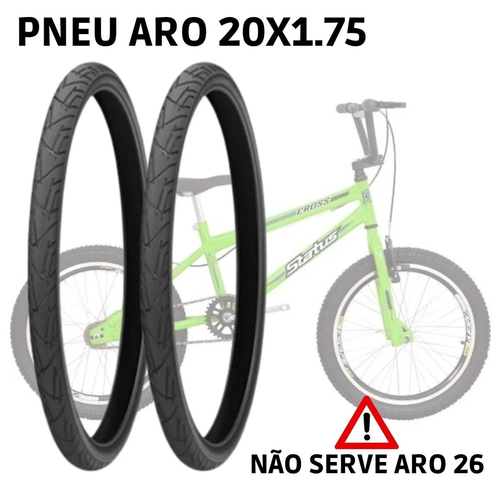 Par Pneu Bicicleta Praieiro Levorin Aro 24x1.95 Slick Balão