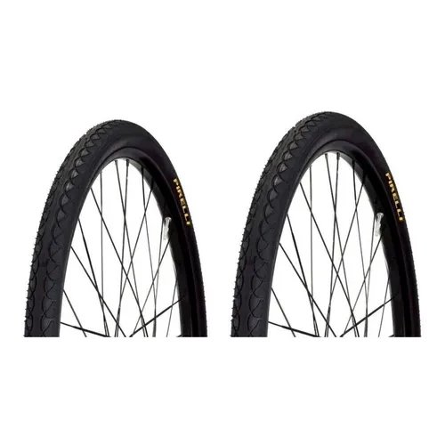 Par Pneu Bicicleta Urbana Pirelli Touring Slick 700x45 Serve Em Bike Aro 29 Mtb