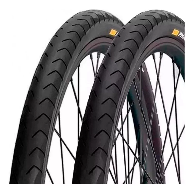 Par Pneu Bike Fino Pirelli Phantom 700x32 Slick Urbano Serve Em Aro 29