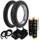 Par Pneu Bros 150 Xre 190 110/90-17 90/90-19 Mt60 Pirelli - Promo