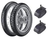 Par Pneu Camara 110/90-17 90/90-19 Bros 125 150 160 crosser 150 Vipal tr300