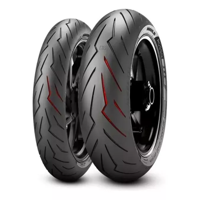 Par Pneu Cb 250 Twister 110/70r17 140/70r17 Diablo Rosso 3