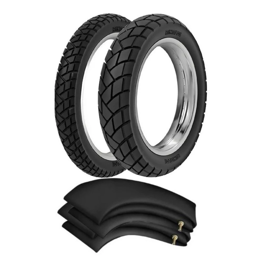 Par Pneu E Camaras Bros Crosser 150 Xre 190 120/90-17 E 90/90-19 R34 RINALDI