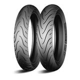 Par Pneu Michelin Pilot Street 180/55-17 e 120/70-17 Hornet Xj6 Cb1000r