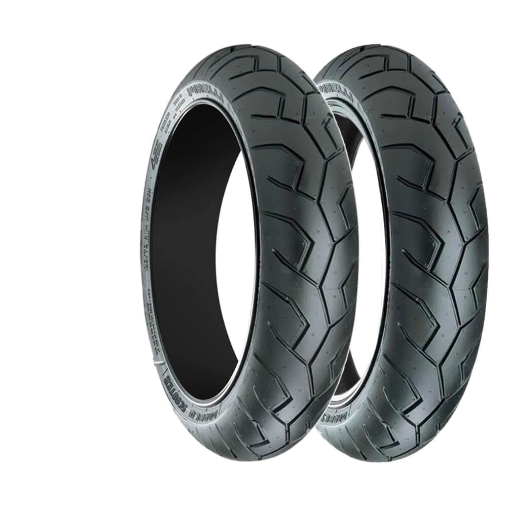 Par Pneu Moto Fluo 125 100-90-12 110-90-12 Diablo Scooter Uso Sem Câmara Pirelli