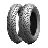 Par Pneu Moto Michelin City Grip 2 100/80-16 120/80-16 Sem Câmara Cityclass 200 Sh150