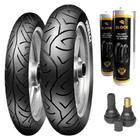 Par Pneu Yamaha Fazer 250 100/80-17 130/70-17 Sport Demon Pirelli Selantes Bicos