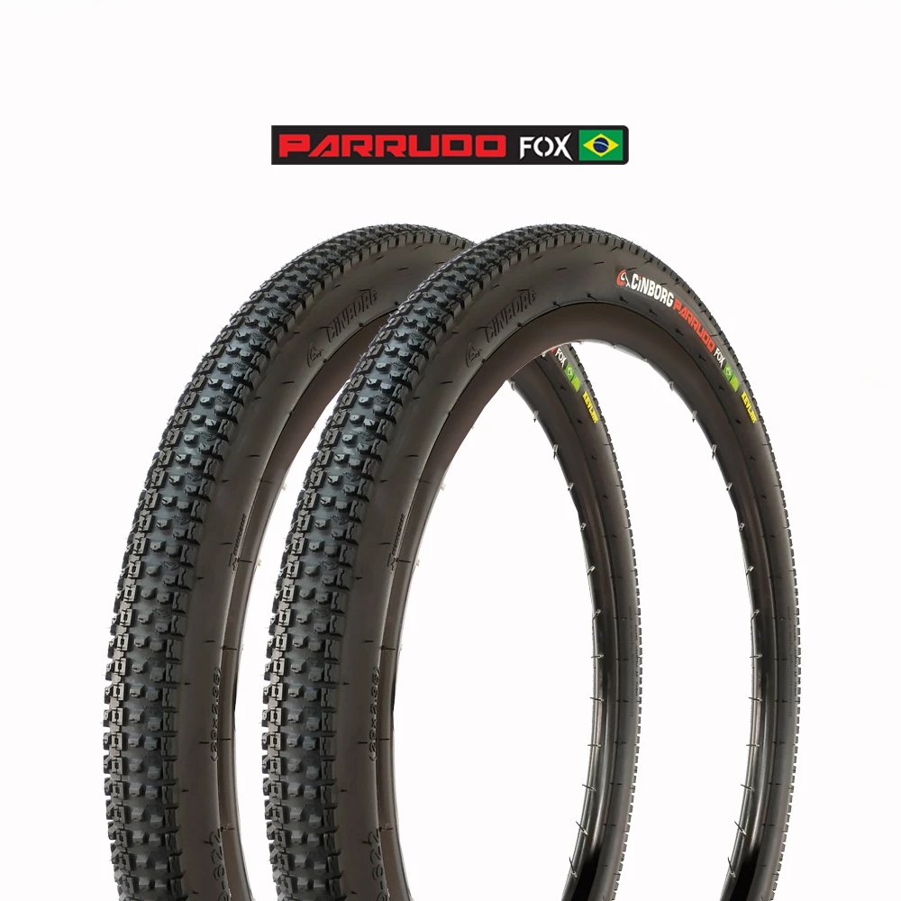 Par Pneus Bike Aro 26 Parrudo Fox - 26x2.10 54-559