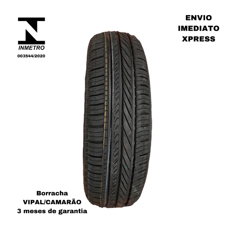 Pneu 175 65 14 R14 Borracha Vipal Aro 14 Com Garantia Linha Premium Carro Popular