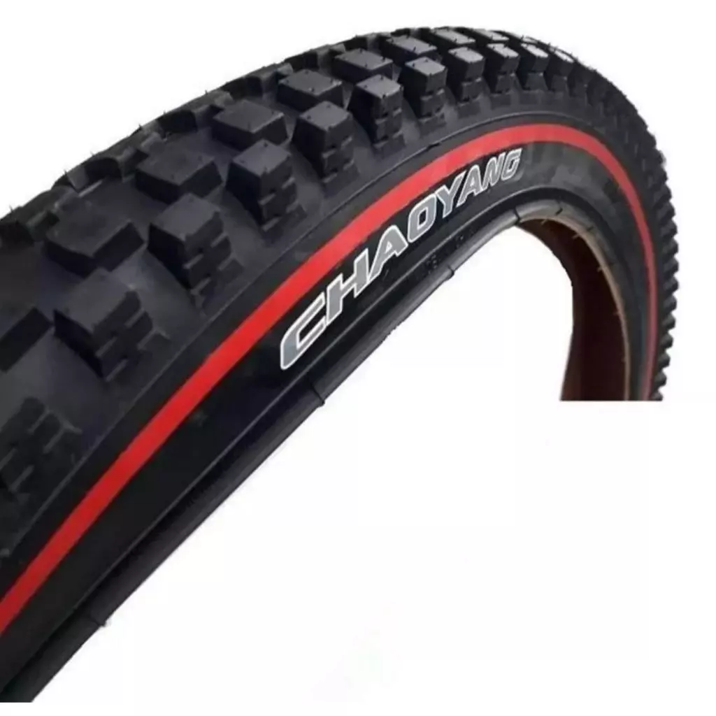 Pneu 26x2.35 Mtb Dh Enduro Faixa Vermelha Chaoyang